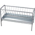 Livestock Hay Feeder, 2 in 1 Grain & Hay Feeder, 80-Gallon Capacity Pasture Feeder, 59" Long Goat Hay Feeder with Deeper Feeding Pan, Heavy Duty Steel Grain & Hay Holder for Sheep Farms Sheds
