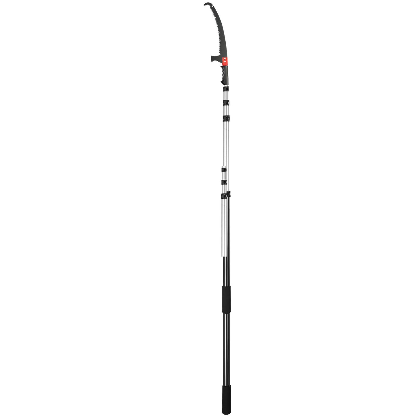 Manual Pole Saw Extendable Tree Pruner 1.5 m-6.1 m Aluminum Alloy Pole
