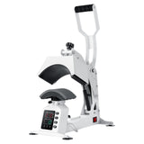 Hat Heat Press Machine, with 4 Interchangeable Platens and Caps Stretcher, Precise Temperature & Time Control, Heat Press for Hats and Caps, for HTV Iron On and Sublimation Projects, White