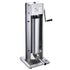 Manual Sausage Stuffer, 7 L / 15 LBS Vertical Sausage Machine, Dual-Speed Meat Stuffer, Made of Food-Grade 304 Stainless Steel, Includes 5 Stuffing Tubes, for Home Kitchen Restaurant Commercial