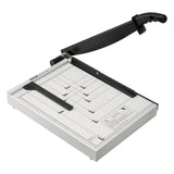 Paper Cutter, Guillotine Trimmer, 381 mm Cut Length, 16 Sheets Capacity, Heavy Duty Guillotine Paper Cutter with Guard Rail/Blade Lock for Cardstock/Cardboard, Paper Trimmer for Home Office