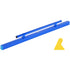 Concrete Screed, 120.5 cm Screed with Level Vial, Easy Cleanup & End Cap Design, Aluminum Lightweight & Reversable Handle for Leveling Floors, Small-Scale Construction and Home Renovation