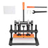 Leather Cutting Machine, 10.2 x 4.7 in Embossing Plate Manual Die Cutter, 0.47 in Pressure Stroke Leather Embossing Machine, Dual Guide Shafts Die Cut Machine for Various of Materials