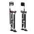 Drywall Stilts, 61-101.6 cm Adjustable Aluminum Tool Stilts with Protective Knee Pads, Durable and Non-slip Work Stilts for Sheetrock Painting, Walking, Taping, Black