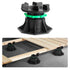 Deck Blocks 8 PCS, 2200 lbs / 997.90 kg Load Capacity Deck Support Plastic Pedestal Paver, Raising 3.54 - 4.65 inch / 90 - 118 mm, Height Adjustable Shed Foundation Base for Wood Concrete Metal