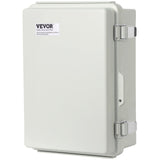 Outdoor Electrical Junction Box, 300 x 200 x 180 mm, ABS Plastic Electrical Enclosure Box with Hinged Cover Stainless Steel Latch, IP67 Dustproof Waterproof for Outdoor Electrical Projects