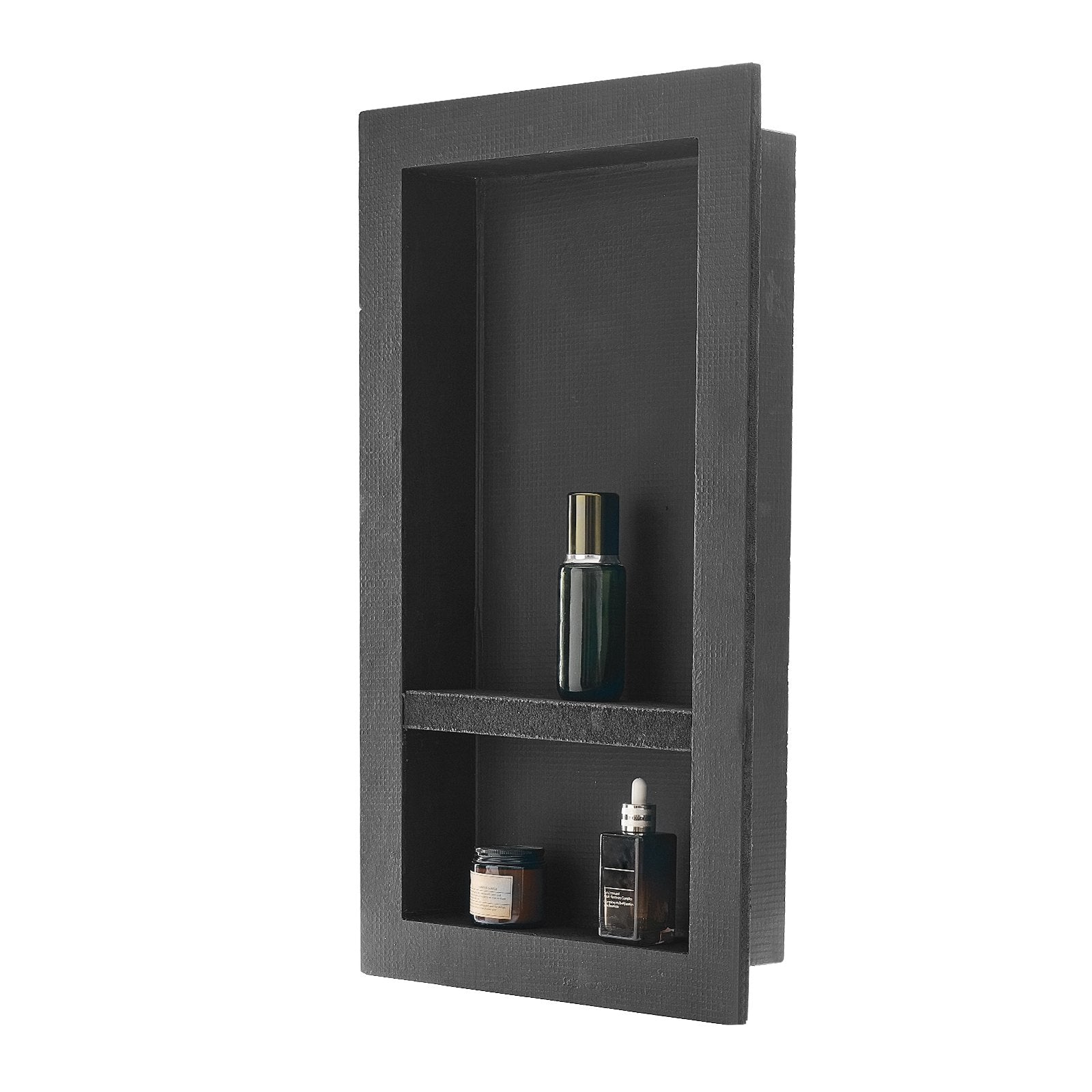 VEVOR Shower Niche 40.6 x 71.1 x 10.2 cm Recessed Wall Shelf for Bathroom