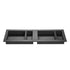 Shower Niche 40.6 x 61+40.6 x 61 cm Recessed Wall Organizer Bathroom