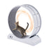 Cat Exercise Wheel, 31.5 in, Large Cat Running Wheel with Secure Brake & Carpeted Runway, Quiet Operation Cat Treadmill, Indoor Cats Exerciser Wheel for Pets Weight Loss & Health White