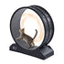 Cat Exercise Wheel, 31.5 in, Large Cat Running Wheel with Secure Brake & Carpeted Runway, Quiet Operation Cat Treadmill, Indoor Cats Exerciser Wheel for Pets Weight Loss & Health Black