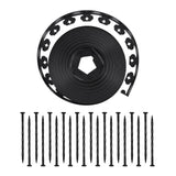 Landscape Edging, 3000 x 4 cm Plastic Garden Border Edging with 120 Spikes, No Dig, Flexible Lawn Edgings Roll, UV-Resistant Mini Fence Borders Pathway Edgings for Flower Beds Yard Paver