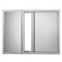 BBQ Access Door, 787x609 mm Double Outdoor Kitchen Door, Stainless Steel Flush Mount Door, Wall Vertical Door with Recessed Handles , for BBQ Island, Grilling Station, Outside Cabinet