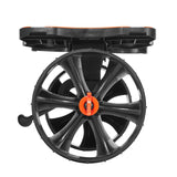 Kayak Cart, 136.1 kg Load Capacity, Foldable Kayak Trolley with 25.4 cm Solid Rubber Tires & 1 Ratchet Strap, Paddle Board Trolley for Carrying Kayaks, Canoes, Paddleboards, Float Mats,Jon Boats
