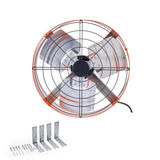 380 mm Gable Mount Fan 1650 CFM Attic Vent Fan with Adjustable Thermostat