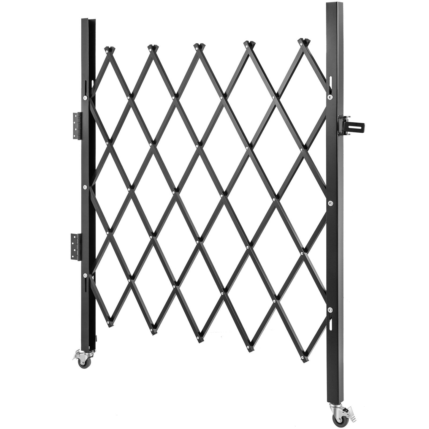 Single Folding Security Gate Folding Door Gate 37"W x 48"H Scissor Gate