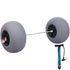 Beach Balloon Wheels, 13" Sand Tires with 32" Stainless Steel Axle, TPU Cart Tires for Kayak Dolly, Canoe Cart and Buggy with Air Pump, 2-Pack