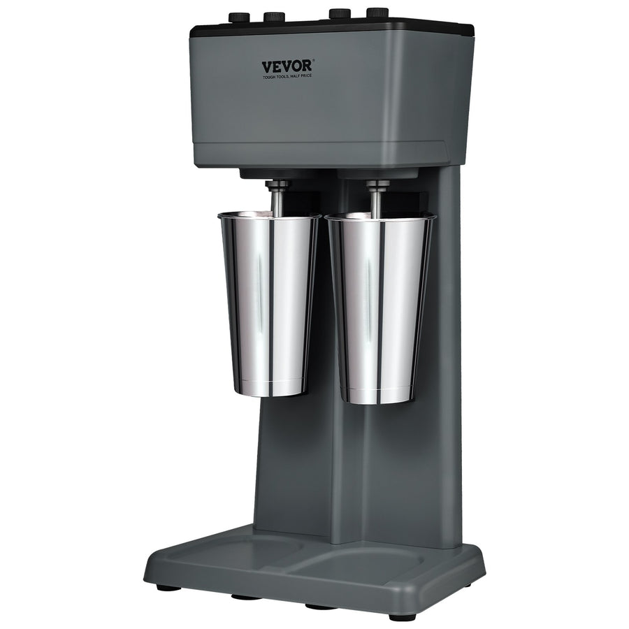 VEVOR Milkshake Maker Mixer Machine Double Head Stainless Steel Drink Blender