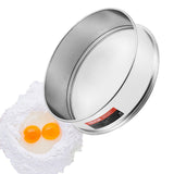 Flour Sieve Fine Mesh, 12 Mesh Flour Sifter, 304 Stainless Steel Fine Mesh Sifter Food-grade, Dia. 12.6" Fine Mesh Strainers for Baking, 5 Sizes Mesh hole for Mungbean, Rice, Flour, Pearl Powder