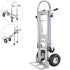 VEVOR Aluminum Hand Truck 3 in 1 Folding Hand Truck Convertible Hand Truck and Dolly