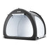 Bike Storage Tent, 4 to 5 Bikes, Outdoor Spacious Bike Storage Tent with Ventilated Window, Waterproof Fan-Shaped Bike Tent with High Strength Fiberglass & Double Door, Fit for Bicycle