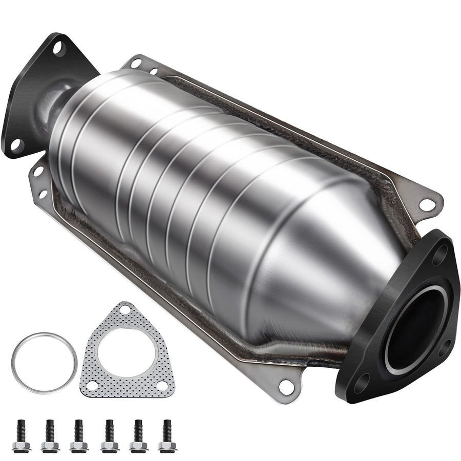 Catalytic Converter Compatible with 1998-2002 Honda Accord 2.3L, Direct-Fit High Flow Series Cat Converter, Stainless Steel Exhaust Converter Pipe with Flange Design & Gasket (OBD III Compliant)