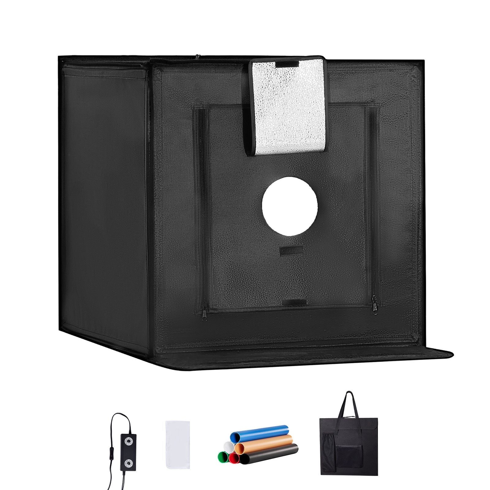 Photo Studio Light Box 3000-5600K Adjustable 3 Color Temperatures, 50.5 x 48.5 x 49.5 cm