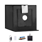 Photo Studio Light Box 3000-5600K Adjustable 3 Color Temperatures, 60 x 59 x 60 cm