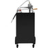 Fuel Caddy Fuel Storage Tank 114L Volume 4 Wheels with Manuel Pump Black