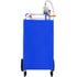 114L Fuel Caddy, Gas Storage Tank & 4 Wheels, with Manuel Transfer Pump, Gasoline Diesel Fuel Container for Cars, Lawn Mowers, ATVs, Boats, More, Blue