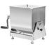 Manual Meat Mixer, 15L Tilt Tank Meat Processing Equipment(Mixing Max 15LBS for Meat), Stainless Steel Meat Mixer, Sausage Mixer Machine with Lid Handle Gear Reducer, Ground Beef Hand Mixer