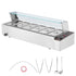 Commercial Electric Food Warmer Countertop Buffet 6*5Qt with Glass Shield