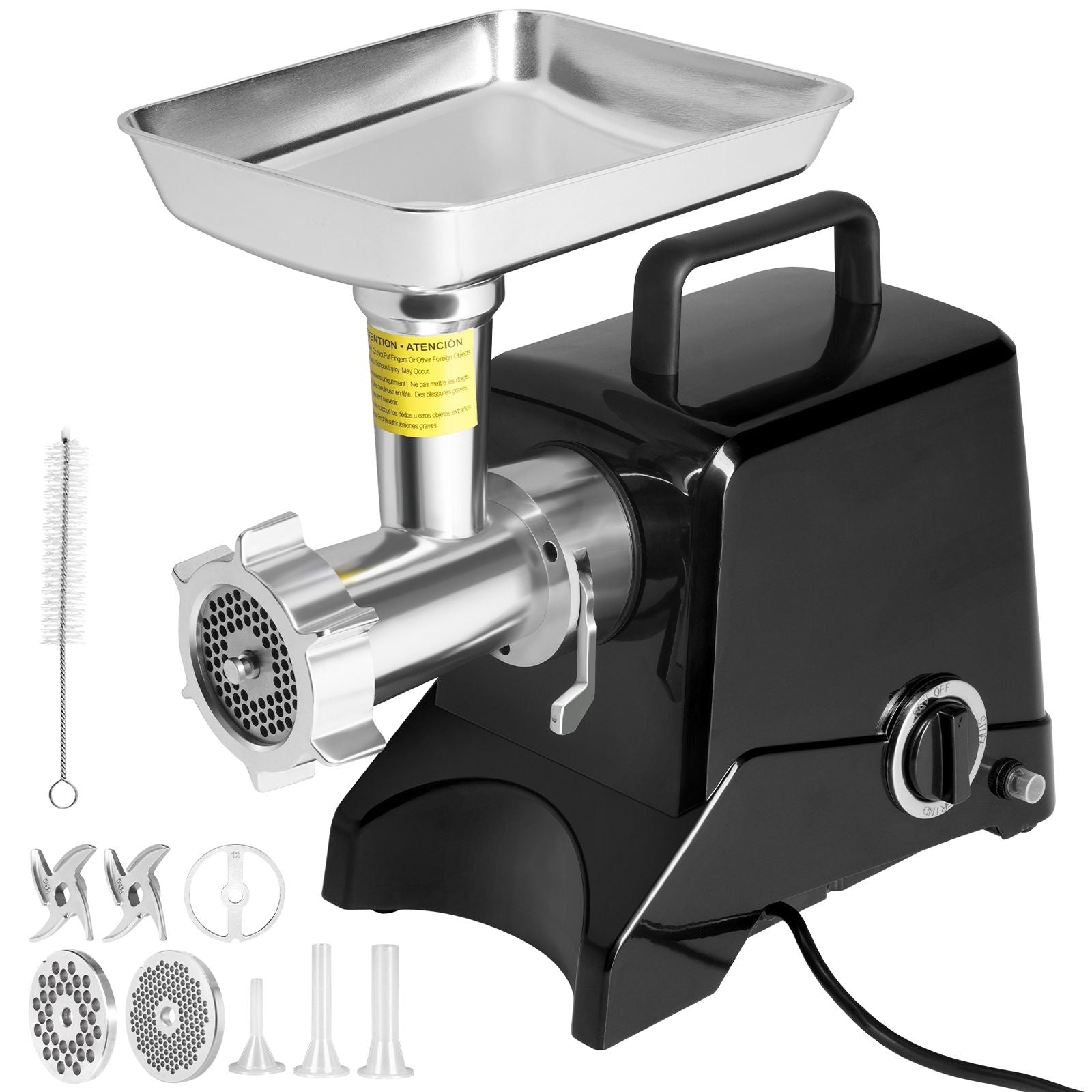 Commercial Electric Meat Grinder 2.27Kg/Min Sausage Stuffer Filler Kitchen