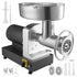 Electric Meat Grinder, 9.5 Kg/Min Capacity, Countertop Industrial Meat Mincer w/ Blade, Grinding Plate, Sausage Maker & Kubbe Kit, Carbon Steel Commercial Meat Grinder for Kitchen Restaurant