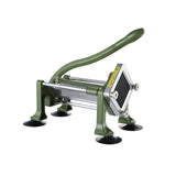 French Fry Cutter, Potato Slicer with 1/2" 3/8" 1/4" Stainless Steel Blades, Manual Potato Cutter Chopper with Suction Cups, Great for Potato, French Fries, Cucumber, Vegetables, Carrot