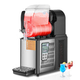Commercial Slushy Machine, 4L Single Tank Frozen Drink Machine, 16 Cups Stainless Steel Margarita Smoothie Frozen Drink Maker, Slushie Maker for Home Party Restaurants Cafe Bars