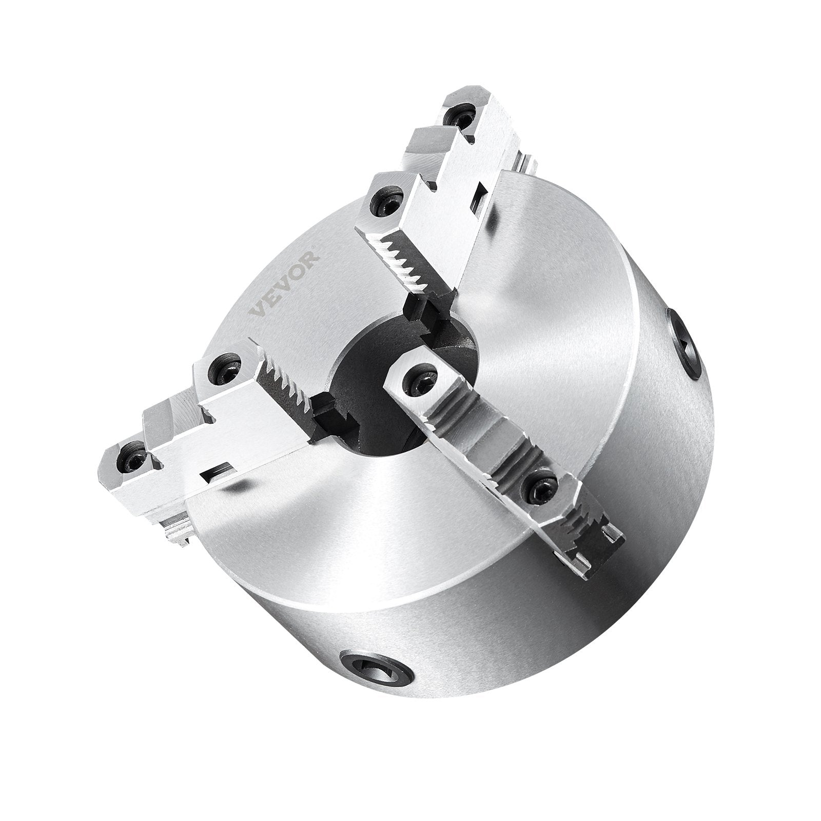 VEVOR 3-Jaw Lathe Chuck, 200 mm, Self-Centering Lathe Chuck, 4-200 mm Clamping Range with T-key Fixing Screws Hexagon Wrench, for Lathe 3D Printer Machining Center Milling Drilling Machine