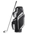 Golf Cart Bag with 14 Way Organizer Divider Top, 13 Pockets Premium Cart Bag, Durable 600D Polyester Fabric Golf Bags with Handles & Dust Cover & Detachable Straps for Men & Women, Black Color-Block