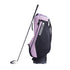 Golf Cart Bag with 14 Way Organizer Divider Top, 36” Multiple Pockets Premium Cart Bag, Durable Golf Bags with Handles & Dust Cover & Detachable Strap for Men & Women, Black Purple