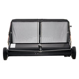 26.7 cm Tow Behind Lawn Sweeper, 26 cu.ft. Large Yard Sweeper, Adjustable Sweeping Height, Heavy Duty Leaf & Grass Collector with Dumping Rope, Pull Behind Sweepers for Debris Grass Clippings