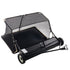 Tow-Behind Lawn Sweeper 132cm Leaf Yard Collector 26 cu.ft. Adjustable