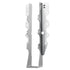 50 Pcs Joist Hanger, Inner Dimensions 1.57 x 1.50 x 7.83 inch / 40 x 38 x 199 mm, Rafter Hurricane Ties Joist Hangers with Rustproof Coating, Tie Brackets for Floor Deck and Ceiling Trusses