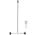 Magnetic Sweeper with Wheels, 17inch Mini Magnetic Sweeper, 10 lbs Capacity, Adjustable Handle, Lightweight Magnetic Pickup Sweeper to Pick Up Nails and Screws, Easy Cleanup of Workshop Garage
