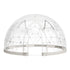 Garden Dome Tent, 2.9 x 1.75 m Outdoor Clear Bubble Tent for 2-4 Person, Weatherproof Geodesic Dome Greenhouse with Window, PVC Igloo Tents for Backyard Patios Camping Party Wedding