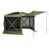 Pop up Gazebo Screen Tent, 3x3 m Large 6-Sided Camping Canopy Tent with Removable Top & Carry Bag, Quick-Set & Bite-Proof, Screen House Sun Shelter for 6-8 Persons Backyard Patio, Green
