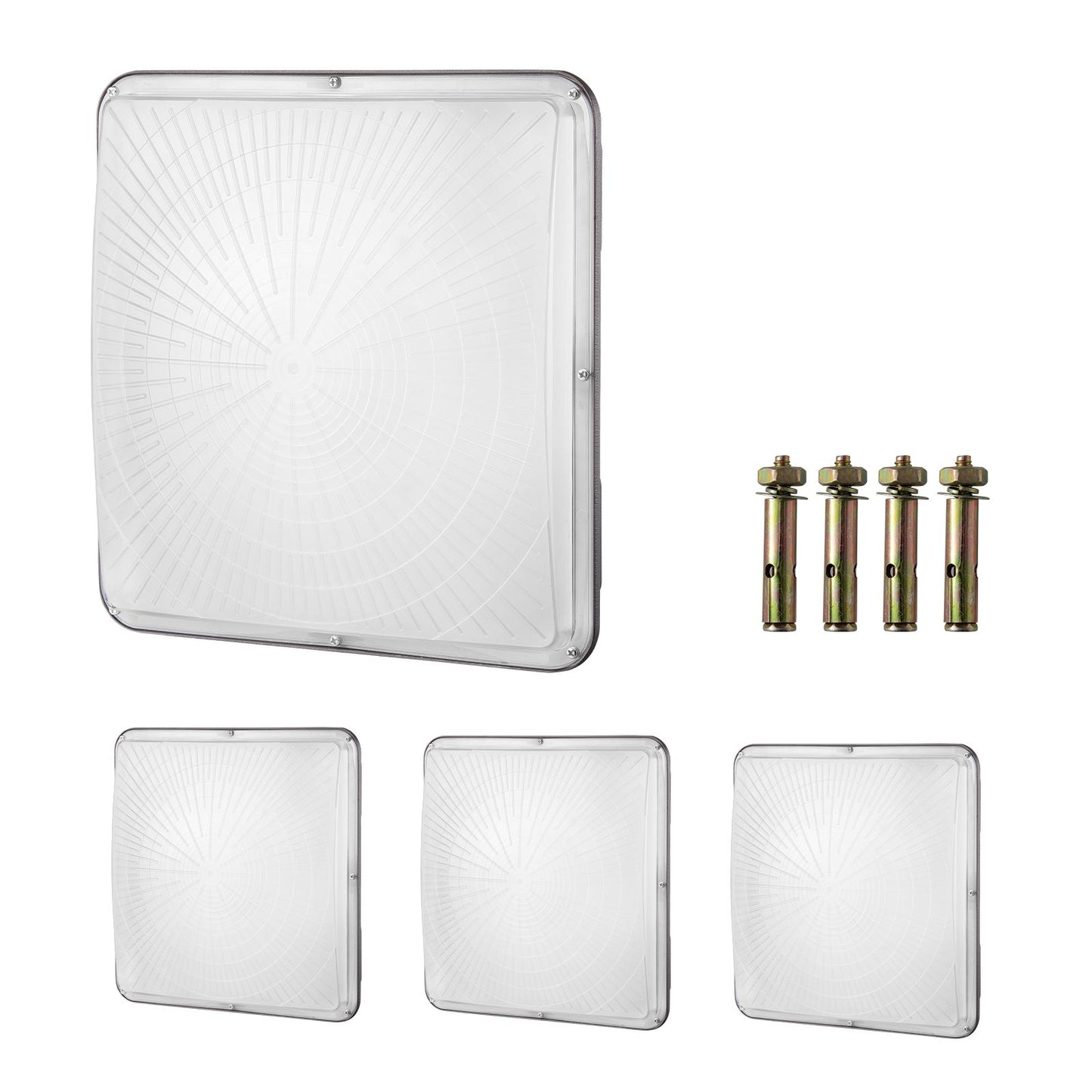 4 PCS LED Canopy Light 150W 16500LM 5000K Daylight Outdoor Canopy Lighting