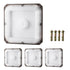 4 Pack LED Canopy Lights 80W 8800LM 5000K Daylight Outdoor Canopy Lighting