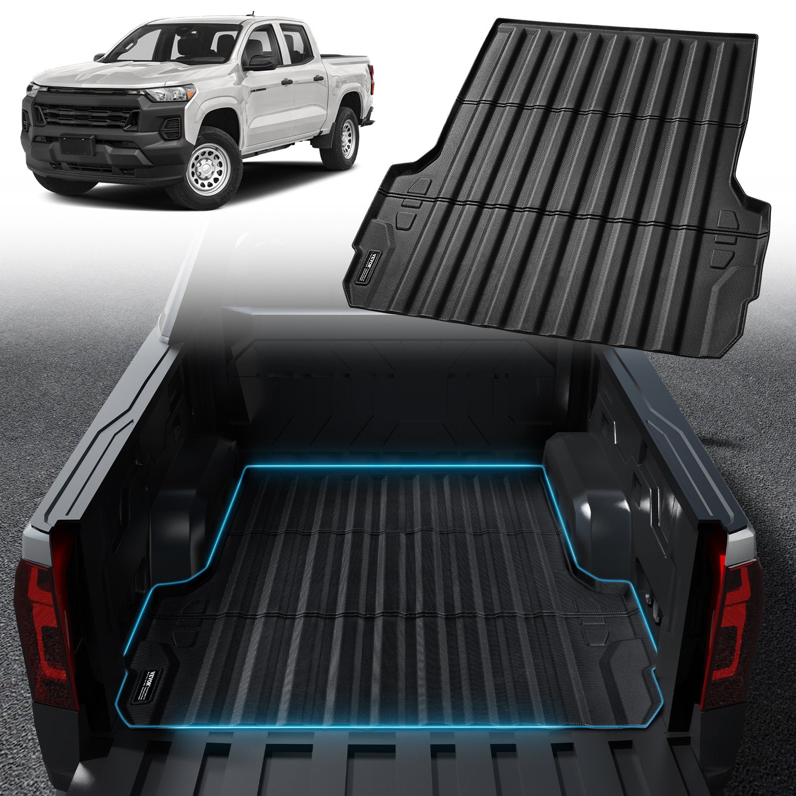 VEVOR Truck Bed Mat Fit 2023-2024 Chevrolet Colorado/GMC Canyon Truck Bed Liner