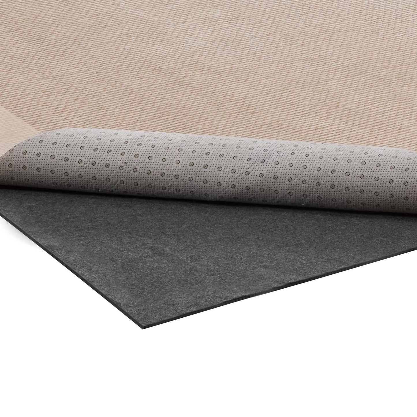 Rug Pad 3.05 x 4.27 m, Non-slip Carpet Area Pad, Rug Mat Padding with Dual Surface Felt Cushion & Rubber Gripper, Hardwood Floor Protection for All Floors, Finishes, Keeps Carpets in Place