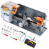 Metal Lathe Machine, 200 mm x 350 mm, Precision Benchtop Power Metal Lathe, 50-2500 RPM Continuously Variable Speed, 600W Brush Motor Metal Gears, with Tool Box for Processing Precision Parts