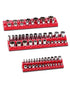 Magnetic Socket Organizer Set, 3PCS Magnetic Socket Holder, 1/4&